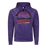 Cloud Purple baseball brother i'm just here for the snacks Vintage Hoodie - MaliasSmallBusiness