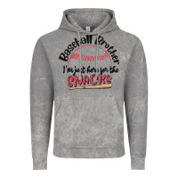 Cloud Rock baseball brother i'm just here for the snacks Vintage Hoodie - MaliasSmallBusiness