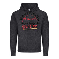 Vintage Black baseball brother i'm just here for the snacks Vintage Hoodie - MaliasSmallBusiness