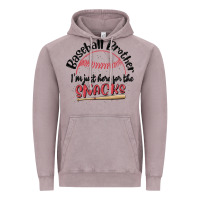 Vintage Zinc baseball brother i'm just here for the snacks Vintage Hoodie - MaliasSmallBusiness