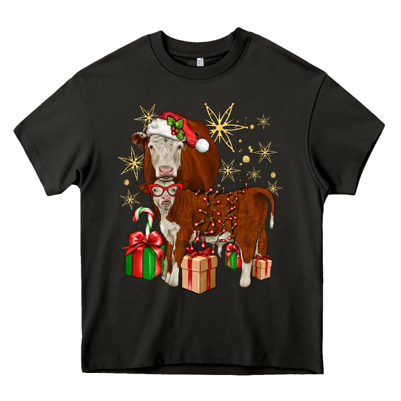 Christmas Hereford Heavy Core Tee by JahusDesignShop | Teevron