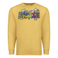 Antique Gold nurse mardi gras Premium Sweatshirt - CowGirlArtShop