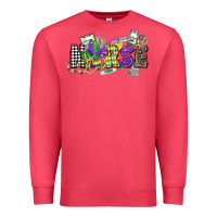 Cardinal nurse mardi gras Premium Sweatshirt - CowGirlArtShop