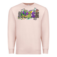 Pale Pink nurse mardi gras Premium Sweatshirt - CowGirlArtShop