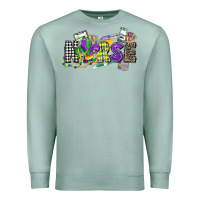 Seafoam nurse mardi gras Premium Sweatshirt - CowGirlArtShop