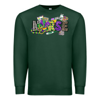 Sports Green nurse mardi gras Premium Sweatshirt - CowGirlArtShop
