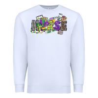 White nurse mardi gras Premium Sweatshirt - CowGirlArtShop