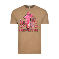 Vintage Coffee my first valentines day Vintage Tee - MaliasSmallBusiness