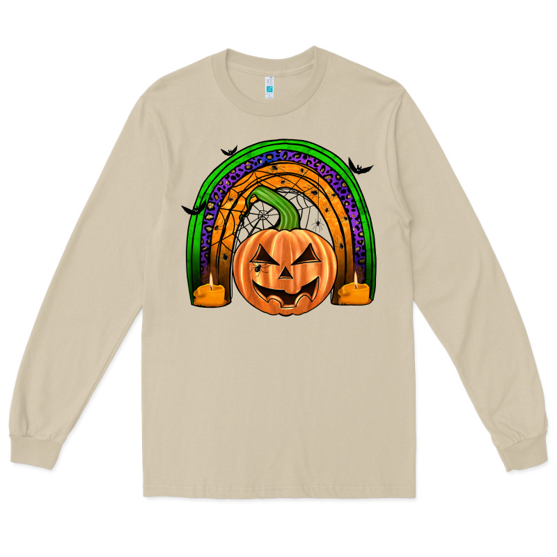 Halloween Rainbow Long Sleeve Tee by JahusDesignShop | Teevron