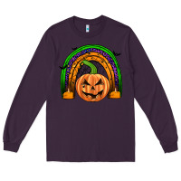 Plum halloween rainbow Long Sleeve Tee - JahusDesignShop