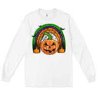 White halloween rainbow Long Sleeve Tee - JahusDesignShop