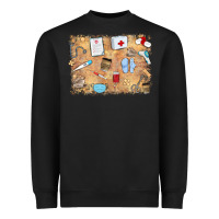 Black nurse Heavyweight Sweatshirt - MaliasSmallBusiness