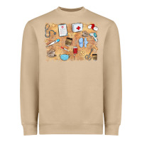 Mushroom nurse Heavyweight Sweatshirt - MaliasSmallBusiness