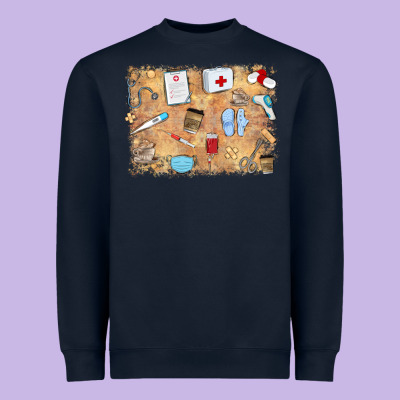 Nurse Heavyweight Sweatshirt Designed By Maliassmallbusiness