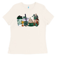 Bone hunter green hockey coffee cups Ladies Tee - AdoDesignShop
