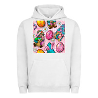 Pigment Lunar Rock Easter Gnomies Seamless Pattern Urban Hoodie - BundleAndBundleShop