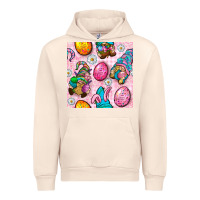 Sandshell Easter Gnomies Seamless Pattern Urban Hoodie - BundleAndBundleShop