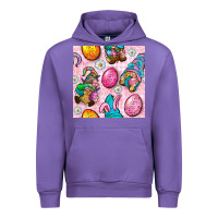Tulip Easter Gnomies Seamless Pattern Urban Hoodie - BundleAndBundleShop