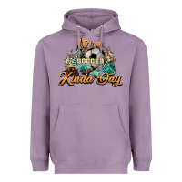 Lavender It's a Soccer Kinda Day Heavyweight Hoodie - HowdyJamesFarm