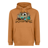 Meerkat It's a Soccer Kinda Day Heavyweight Hoodie - HowdyJamesFarm