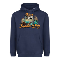 Navy It's a Soccer Kinda Day Heavyweight Hoodie - HowdyJamesFarm
