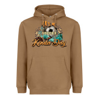 Toasted Coconut It's a Soccer Kinda Day Heavyweight Hoodie - HowdyJamesFarm