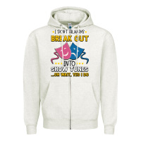 Oatmeal Heather My Brain is 95% Show Tunes. Funny Theatre Gift. Zipper Hoodie - Bettercallsaul
