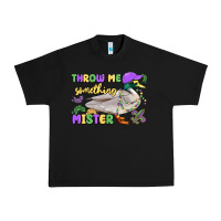 Black throw me something mister mardi gras duck Urban Heavy Tee - MaliasSmallBusiness
