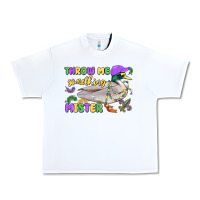 White throw me something mister mardi gras duck Urban Heavy Tee - MaliasSmallBusiness