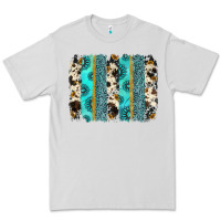 Dove Grey gemstone sunflower cowhide brushstroke Premium Tee - AdoDesignShop