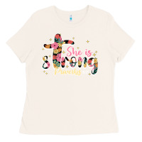 Bone she is strong proverbs 31 25 Ladies Tee - JahusDesignShop
