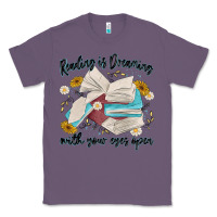 Lavender reading is dreaming with your eyes open Classic Tee - MaliasSmallBusiness