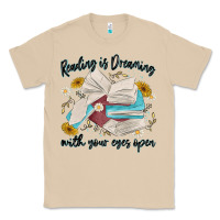 Mushroom reading is dreaming with your eyes open Classic Tee - MaliasSmallBusiness