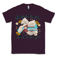 Plum reading is dreaming with your eyes open Classic Tee - MaliasSmallBusiness