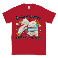 Red reading is dreaming with your eyes open Classic Tee - MaliasSmallBusiness