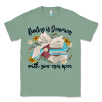 Reading Is Dreaming With Your Eyes Open Classic Tee | Teevron