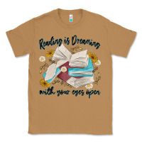 Toasted Coconut reading is dreaming with your eyes open Classic Tee - MaliasSmallBusiness