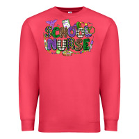Cardinal school nurse mardi gras Premium Sweatshirt - CowGirlArtShop
