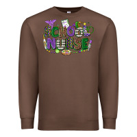 Chestnut school nurse mardi gras Premium Sweatshirt - CowGirlArtShop