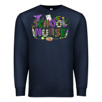 Navy school nurse mardi gras Premium Sweatshirt - CowGirlArtShop