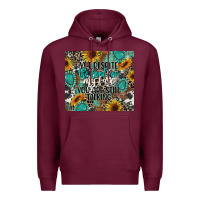 Burgundy yet despite the look on my face you are still talk Premium Hoodie - CowGirlArtShop
