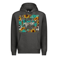 Charcoal Heather yet despite the look on my face you are still talk Premium Hoodie - CowGirlArtShop