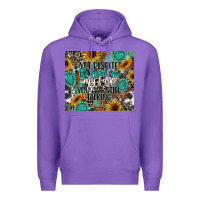Purple yet despite the look on my face you are still talk Premium Hoodie - CowGirlArtShop