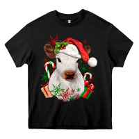 Black christmas heifer Heavy Core Tee - JahusDesignShop