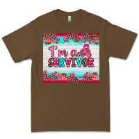 Cacao i'm a survivor Premium Tee - JahusDesignShop