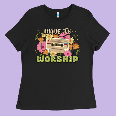 Made To Worship Ladies Tee Designed By Jahusdesignshop