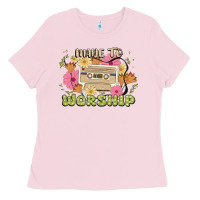 Bubblegum Pink made to worship Ladies Tee - JahusDesignShop