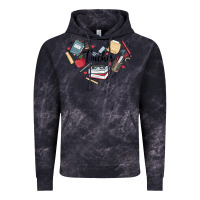 Cloud Black teacher Vintage Hoodie - MaliasSmallBusiness