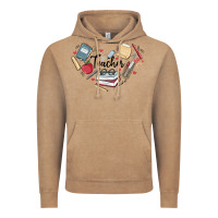 Vintage Coffee teacher Vintage Hoodie - MaliasSmallBusiness