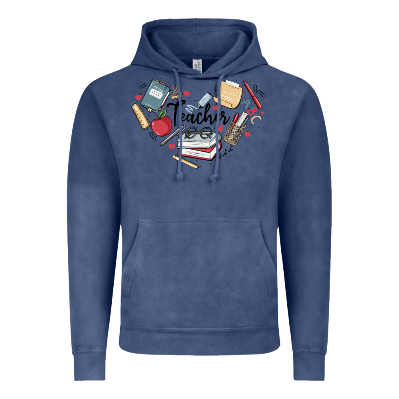Teacher Vintage Hoodie by MaliasSmallBusiness | Teevron